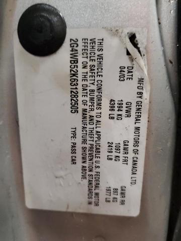 2G4WB52K631****** - 2003 BUICK REGAL LS 银色 照片 12