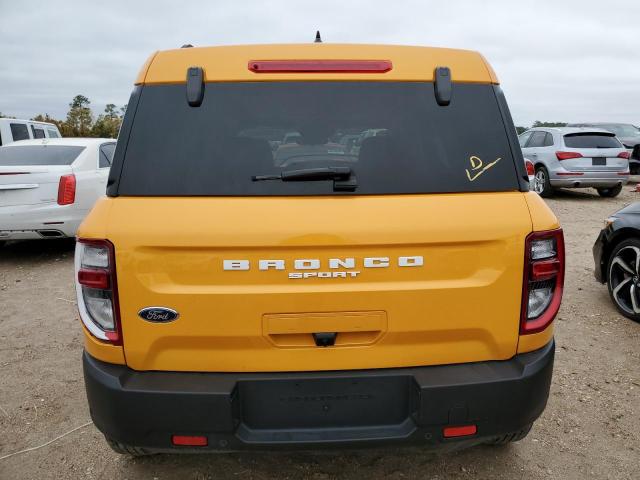 3FMCR9B64NRD44975 - 2022 FORD BRONCO SPO YELLOW photo 6