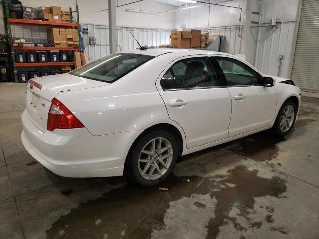 3FAHP0JG6BR283636 - 2011 FORD FUSION SEL WHITE photo 3