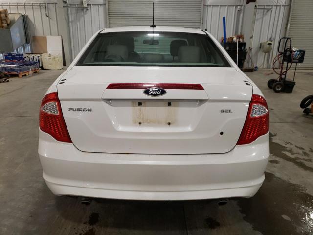 3FAHP0JG6BR283636 - 2011 FORD FUSION SEL WHITE photo 6