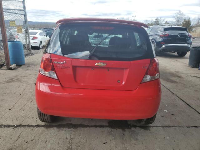 KL1TD66638B205609 - 2008 CHEVROLET AVEO BASE Qırmızı foto 6
