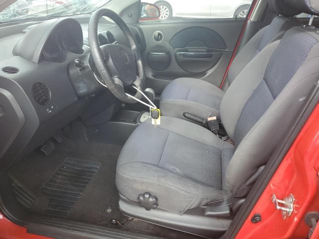 KL1TD66638B205609 - 2008 CHEVROLET AVEO BASE Qırmızı foto 7