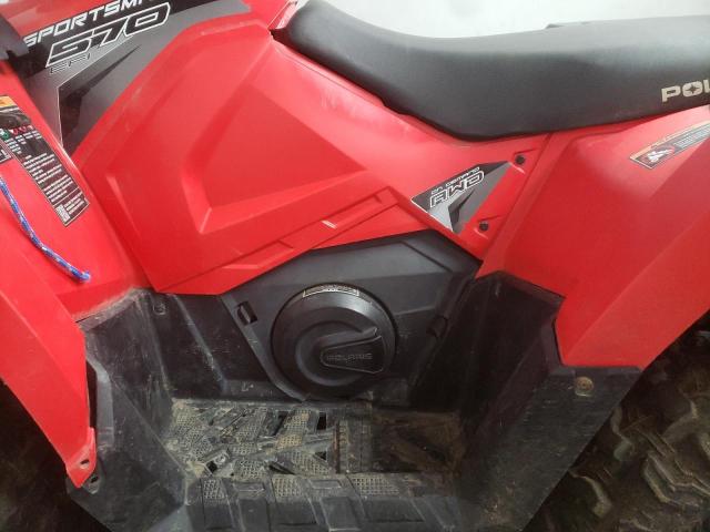 4XASEA570JA270063 - 2018 POLARIS SPORTSMAN RED photo 7