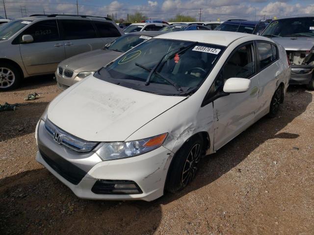 JHMZE2H31CS000227 - 2012 HONDA INSIGHT WHITE photo 2