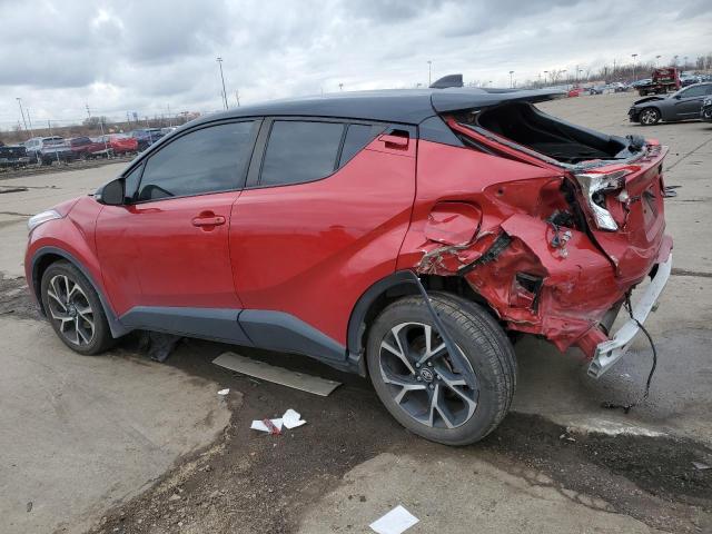 JTNKHMBX1L1070555 - 2020 TOYOTA C-HR XLE RED photo 2