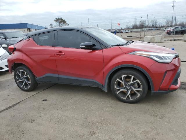 JTNKHMBX1L1070555 - 2020 TOYOTA C-HR XLE RED photo 4