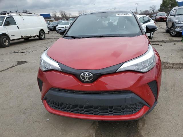 JTNKHMBX1L1070555 - 2020 TOYOTA C-HR XLE RED photo 5