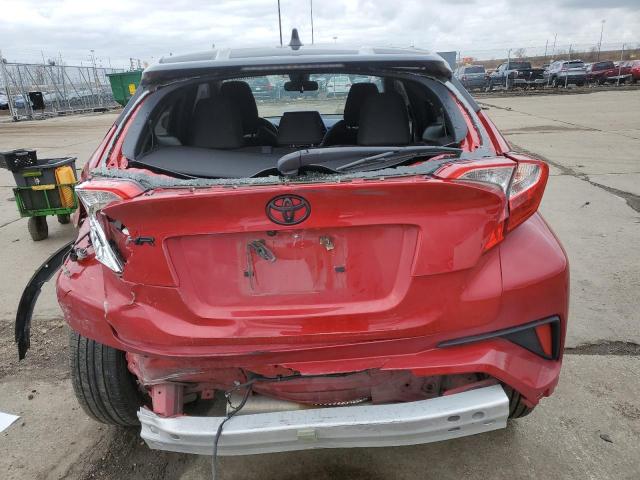 JTNKHMBX1L1070555 - 2020 TOYOTA C-HR XLE RED photo 6