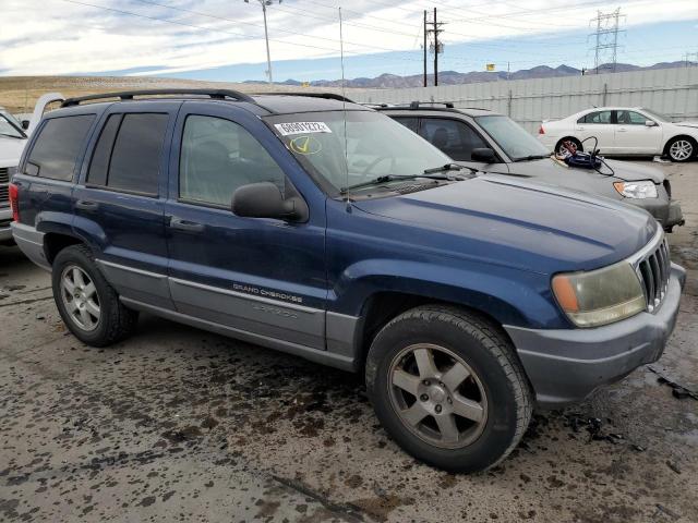 1J4GW48N12C256566 - 2002 JEEP GRAND CHER BLUE photo 4