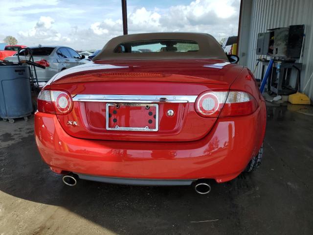 SAJDA44B175B02362 - 2007 JAGUAR XK RED photo 6