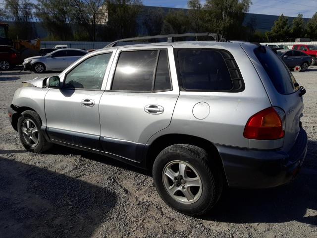 KM8SC83D11U070576 - 2001 HYUNDAI SANTA FE G GRAY photo 2