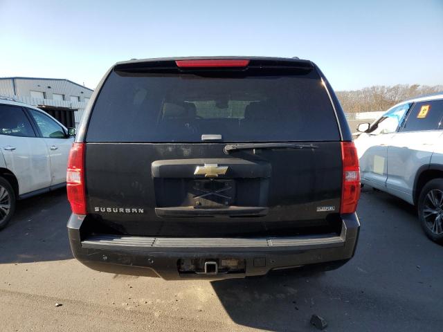 1GNFK163X7J373781 - 2007 CHEVROLET SUBURBAN K BLACK photo 6