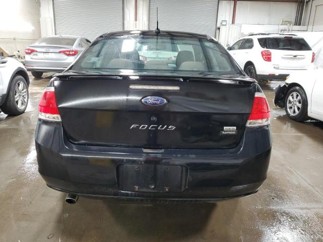 1FAHP36N39W120488 - 2009 FORD FOCUS SES BLACK photo 6