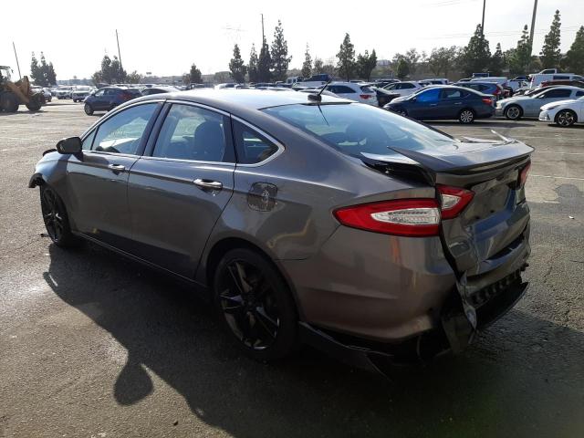 3FA6P0K98ER158147 - 2014 FORD FUSION TIT GRAY photo 2