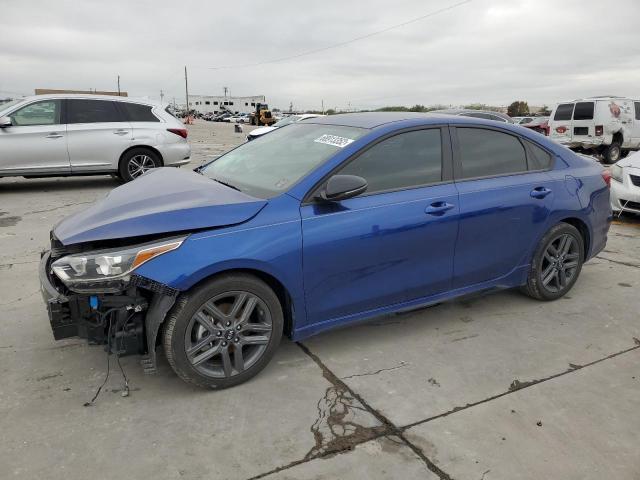 3KPF34AD1ME338949 - 2021 KIA FORTE GT L BLUE photo 1