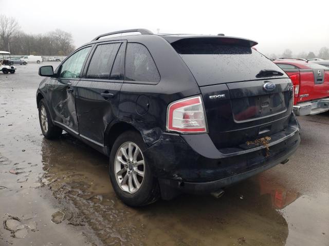 2FMDK38C89BA88718 - 2009 FORD EDGE SEL BLACK photo 2