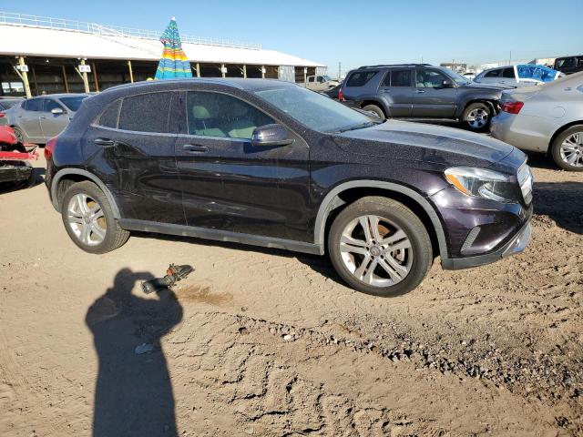 WDCTG4EB3FJ165600 - 2015 MERCEDES-BENZ GLA 250 PURPLE photo 4