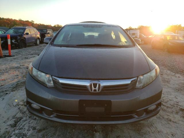 2HGFB2F67CH332045 - 2012 HONDA CIVIC HF GRAY photo 5