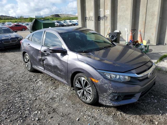 19XFC1F79GE034242 - 2016 HONDA CIVIC EXL ნაცრისფერი ფოტო 4