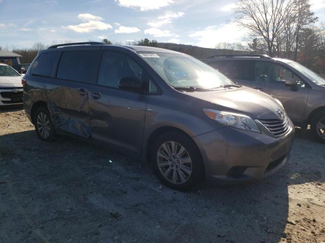 5TDJK3DC9GS144416 - 2016 TOYOTA SIENNA LE GRAY photo 4