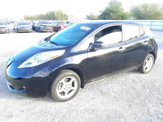 JN1AZ0CP2CT026219 - 2012 NISSAN LEAF SV BLACK photo 1