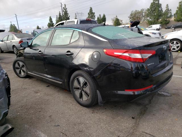 KNAGM4AD6C5015814 - 2012 KIA OPTIMA HYB BLACK photo 2