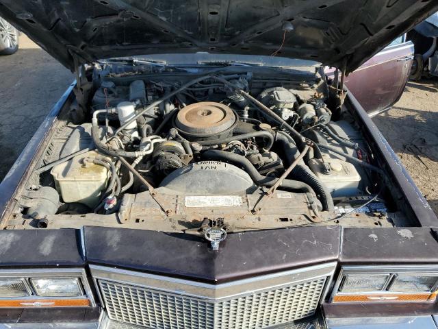 1G6DW51Y5J9713459 - 1988 CADILLAC BROUGHAM BURGUNDY photo 11