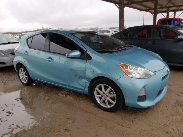 JTDKDTB37D1040842 - 2013 TOYOTA PRIUS C BLUE photo 4