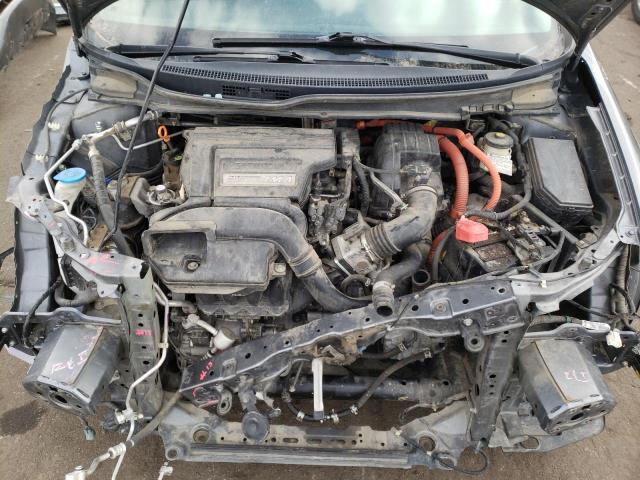 JHMFB4F31CS008239 - 2012 HONDA CIVIC HYBR GRAY photo 11