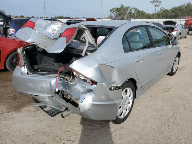 1HGFA16558L050968 - 2008 HONDA CIVIC LX SILVER photo 3