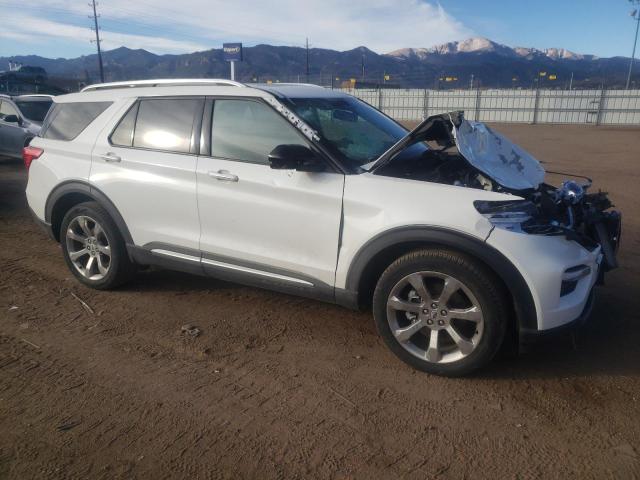 1FM5K8HC6LGB16467 - 2020 FORD EXPLORER P WHITE photo 4