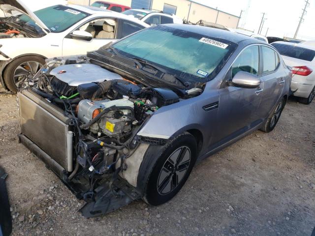 KNAGM4AD0C5026257 - 2012 KIA OPTIMA HYB GRAY photo 1