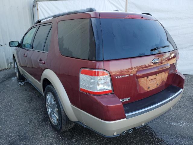 1FMDK07W18GA44996 - 2008 FORD TAURUS X E BURGUNDY photo 2