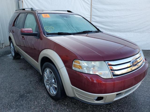 1FMDK07W18GA44996 - 2008 FORD TAURUS X E BURGUNDY photo 4