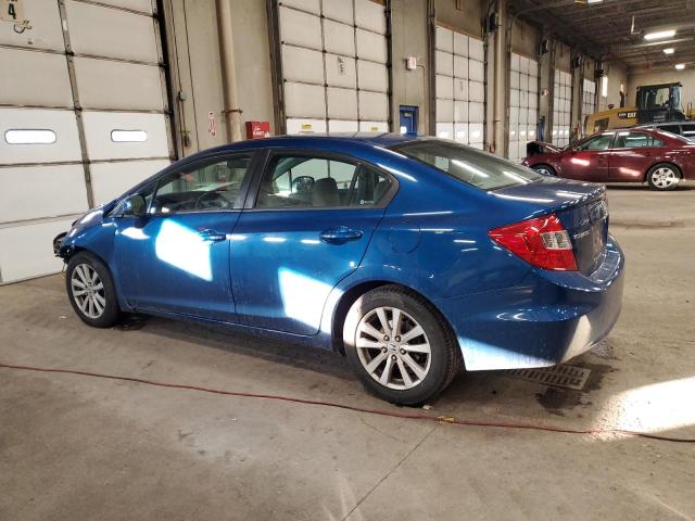 19XFB2F96CE077103 - 2012 HONDA CIVIC EXL Mavi foto 2