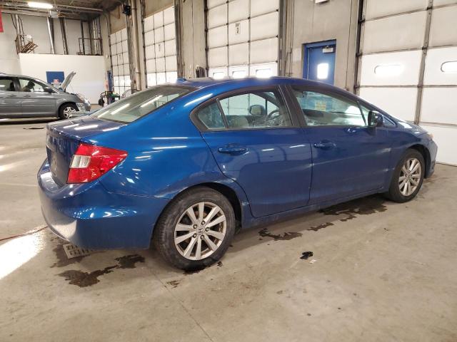 19XFB2F96CE077103 - 2012 HONDA CIVIC EXL Mavi foto 3