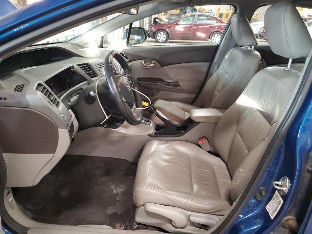 19XFB2F96CE077103 - 2012 HONDA CIVIC EXL Mavi foto 7
