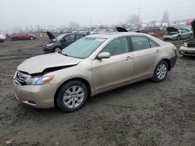 JTNBB46K973032582 - 2007 TOYOTA CAMRY HYBR BEIGE photo 1