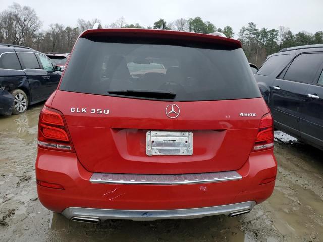 WDCGG8JB8DG138451 - 2013 MERCEDES-BENZ GLK 350 4M RED photo 6