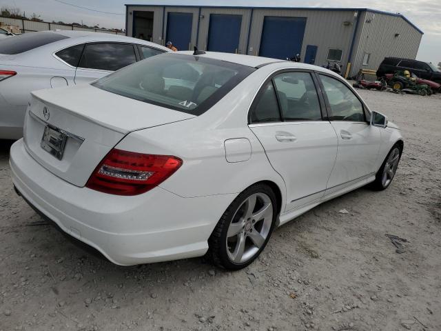 WDDGF4HB6EA966600 - 2014 MERCEDES-BENZ C 250 WHITE photo 3