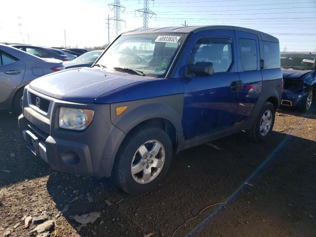 5J6YH28544L031953 - 2004 HONDA ELEMENT EX BLUE photo 1