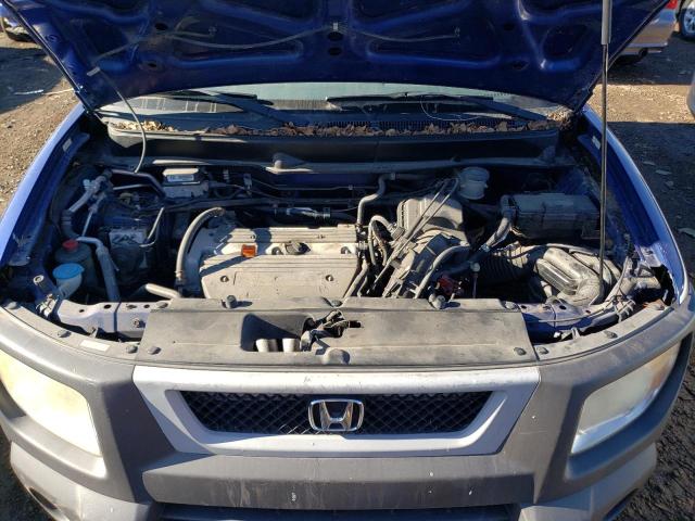 5J6YH28544L031953 - 2004 HONDA ELEMENT EX BLUE photo 12