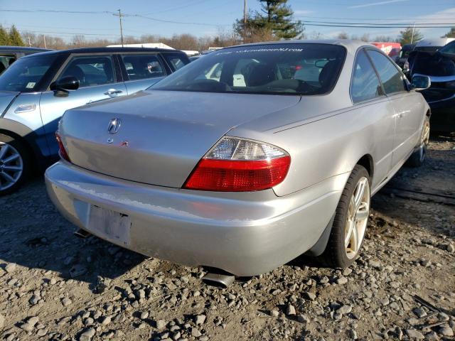 19UYA41603A001451 - 2008 ACURA 3.2 CL SILVER photo 4