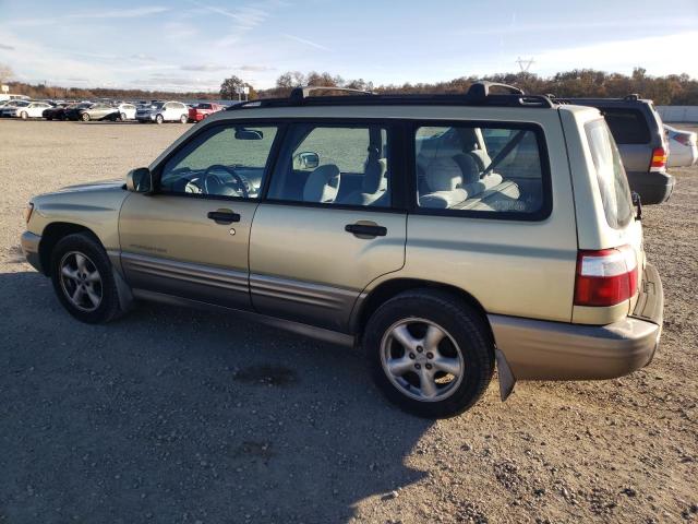 JF1SF65562H741018 - 2002 SUBARU FORESTER S GOLD photo 2