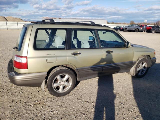 JF1SF65562H741018 - 2002 SUBARU FORESTER S GOLD photo 3