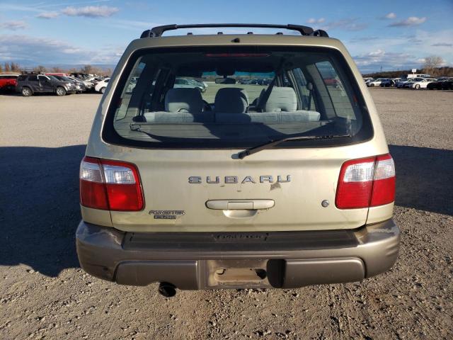 JF1SF65562H741018 - 2002 SUBARU FORESTER S GOLD photo 6