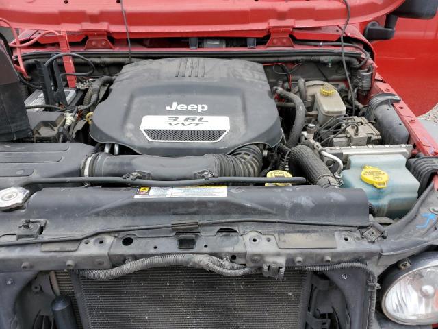 1C4AJWAG5CL152861 - 2012 JEEP WRANGLER S RED photo 12