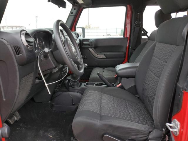 1C4AJWAG5CL152861 - 2012 JEEP WRANGLER S RED photo 7