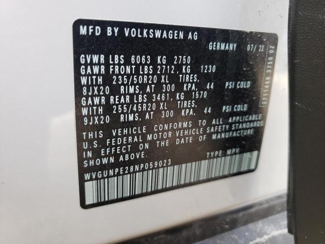 WVGUNPE28NP059023 - 2022 VOLKSWAGEN ID.4 PRO S Ağ foto 13