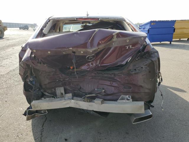 19UUA8F5XEA002325 - 2014 ACURA TL TECH MAROON photo 6